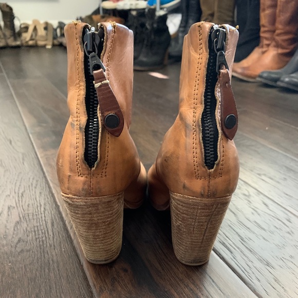 Rag & Bone Ankle Boot Tan Caramel Cognac Brown 7.5 - Picture 3 of 6